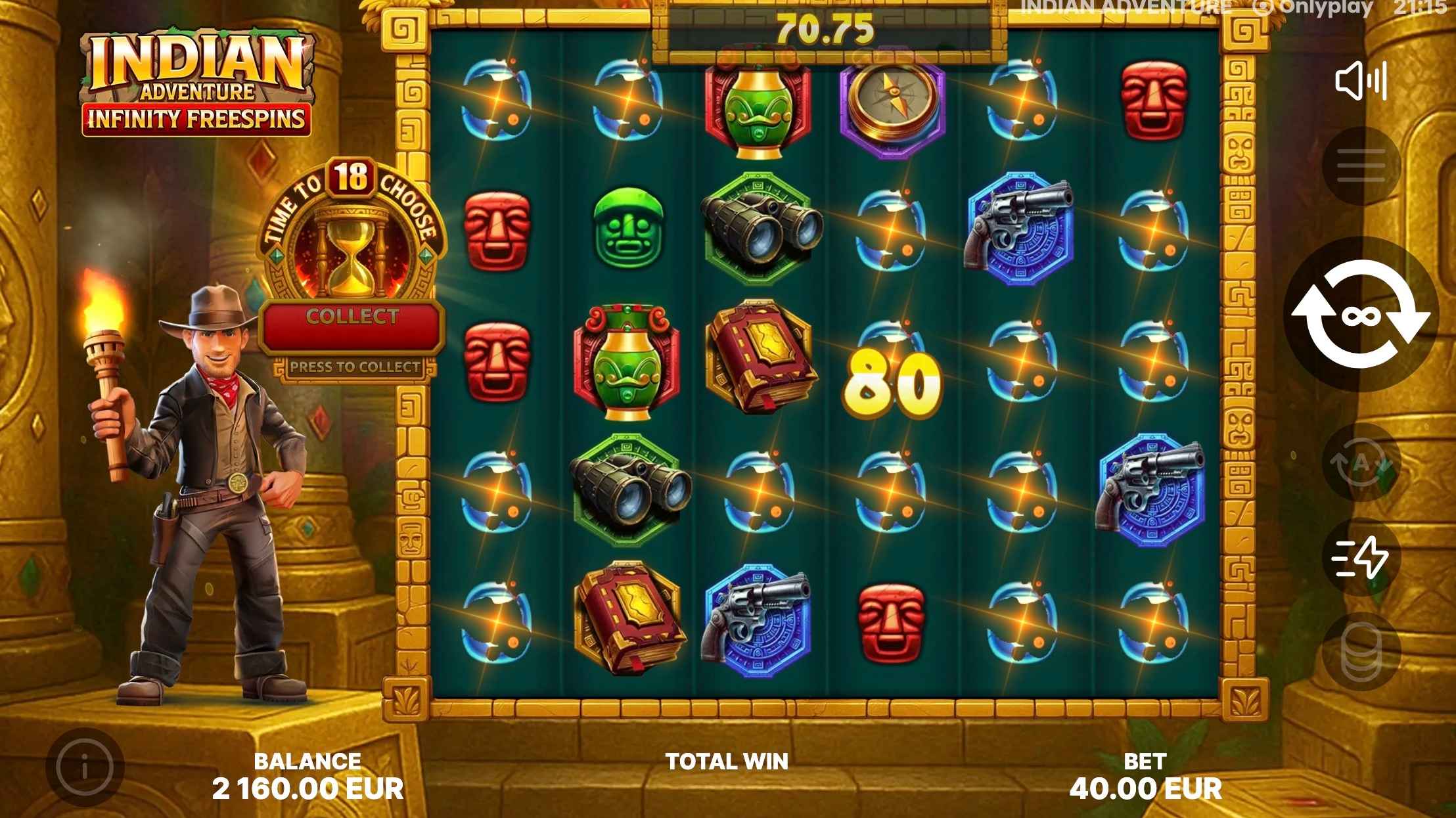 Indian Adventure: Infinity Freespins de Onlyplay (2026)